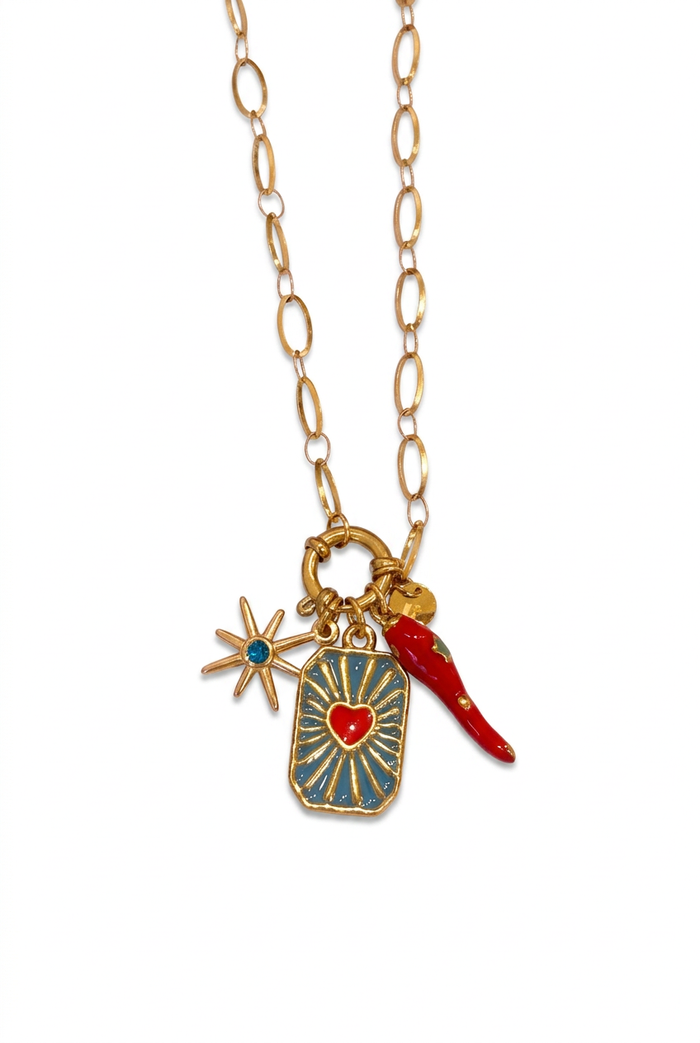 Ketting met witte achtergrond